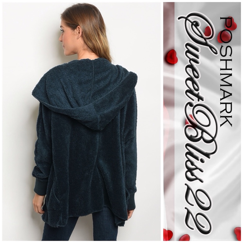 🍁Sherpa Jacket Teal🍁 - Picture 2 of 2